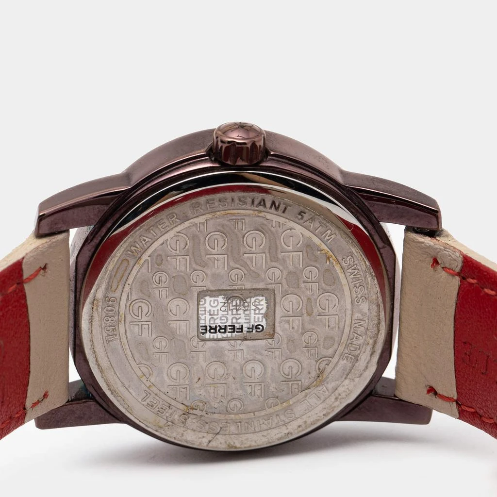 Gianfranco Ferre GF Ferre Multicolor PVD Coated Stainless Steel Leather 9085L Women
s Wristwatch 32 mm 4