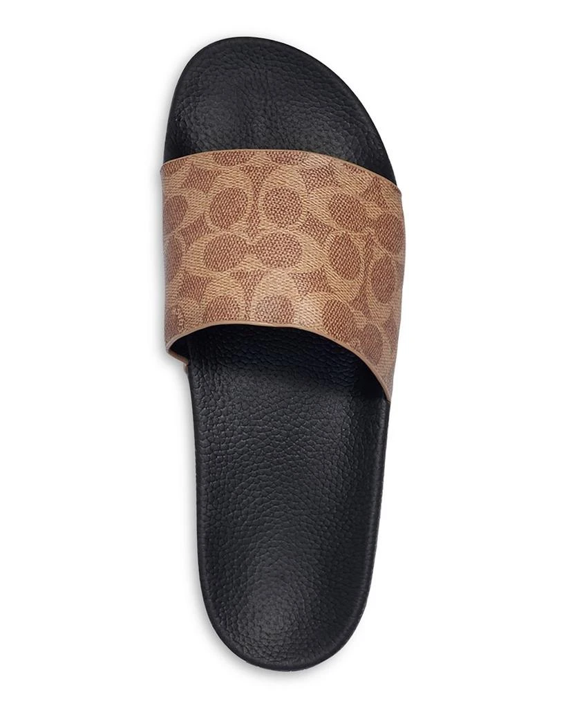 Coach Men's Signature Canvas Pool Slides 3