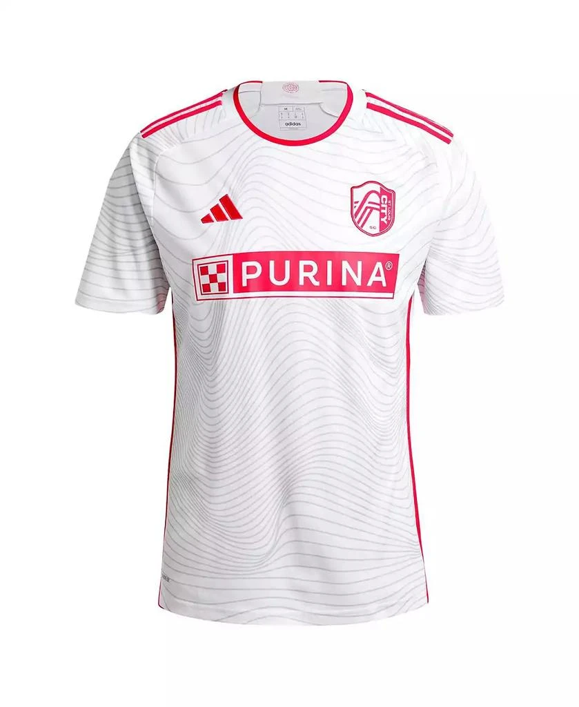 Adidas Men's Eduard Lowen White St. Louis City SC 2024 The Confluence Kit Replica Player Jersey 2
