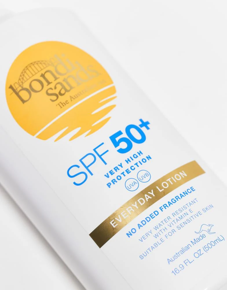 Bondi Sands Bondi Sands SPF 50+ Fragrance Free Sunscreen Lotion Value Pump Pack 500ml 3