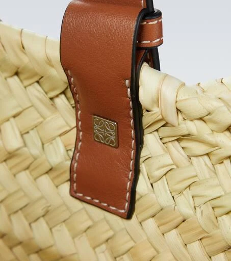 Loewe Large raffia tote bag 6