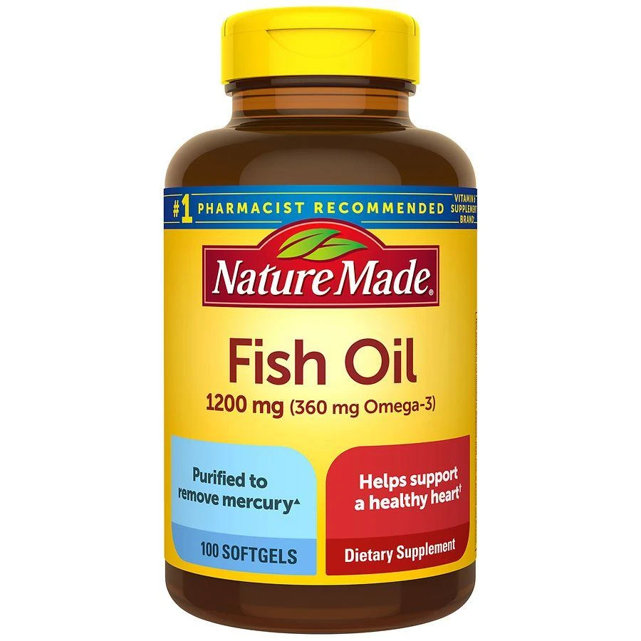 Nature Made Fish Oil 1200 mg Softgels 1