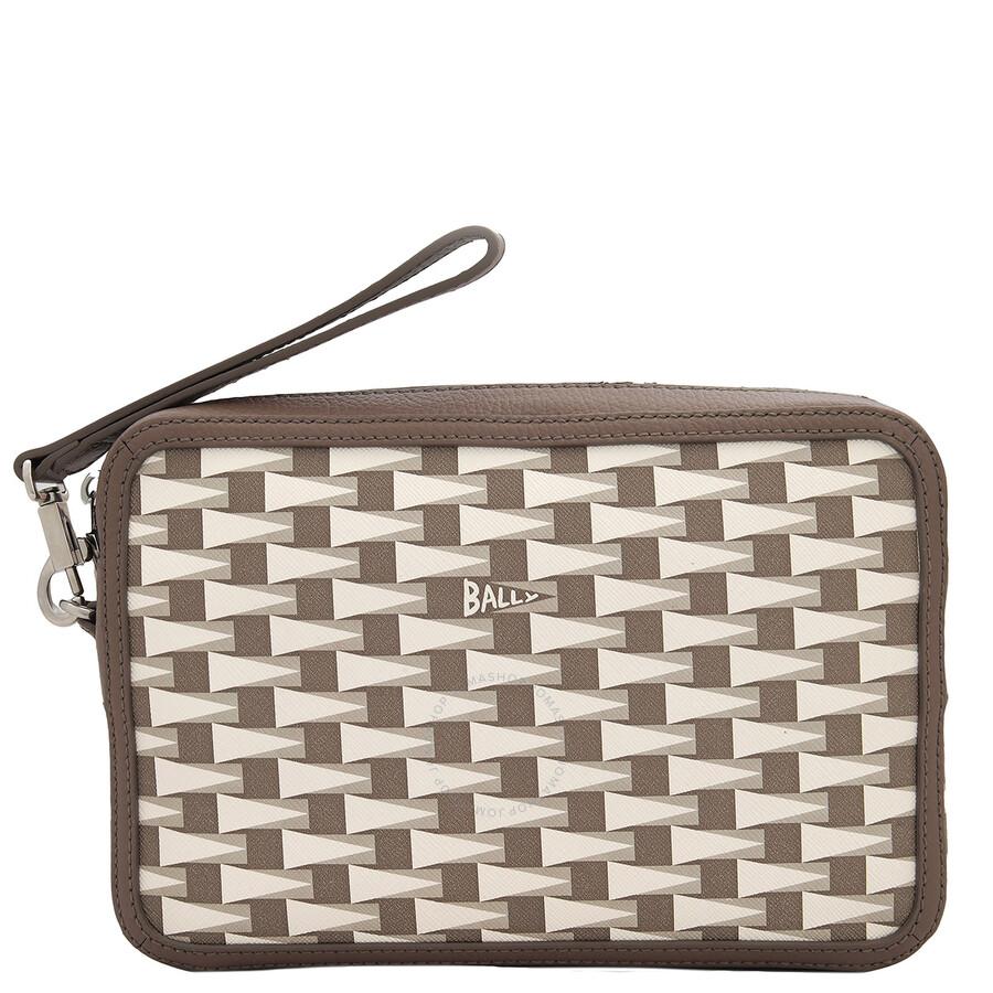 稀少 BALLY(バリー) Casbah Stripe-Strap Leather Crossbody Bag Bally Casbah Stripe-Strap Leather Crossbody Bag - Shoulder