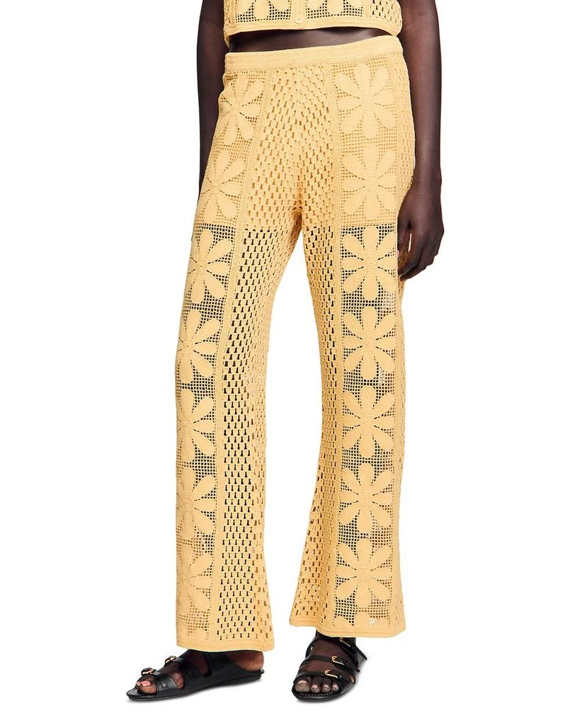 Sandro Crochet Pants 1