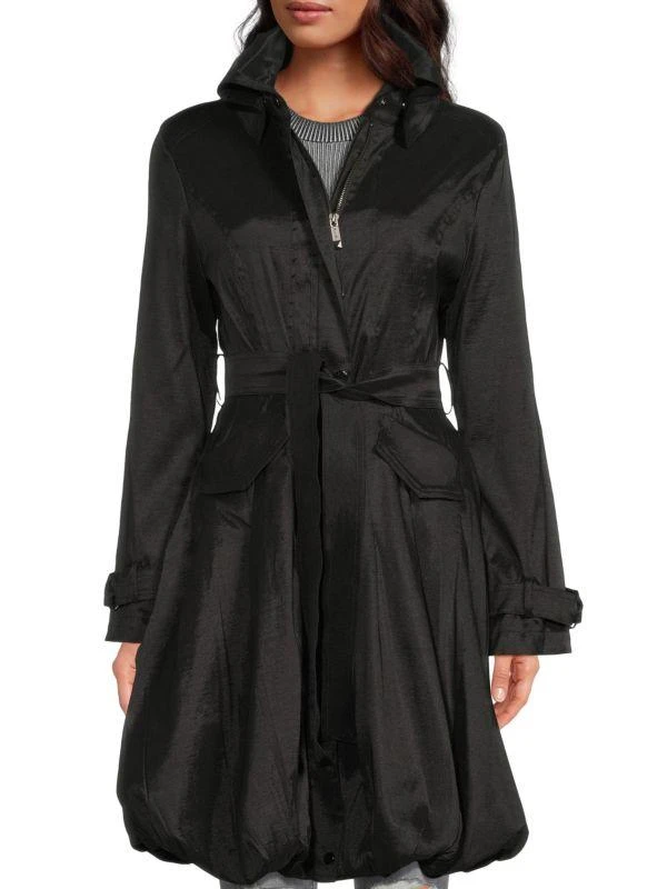 BELLE FARE Bubble Belted Trench Coat 1