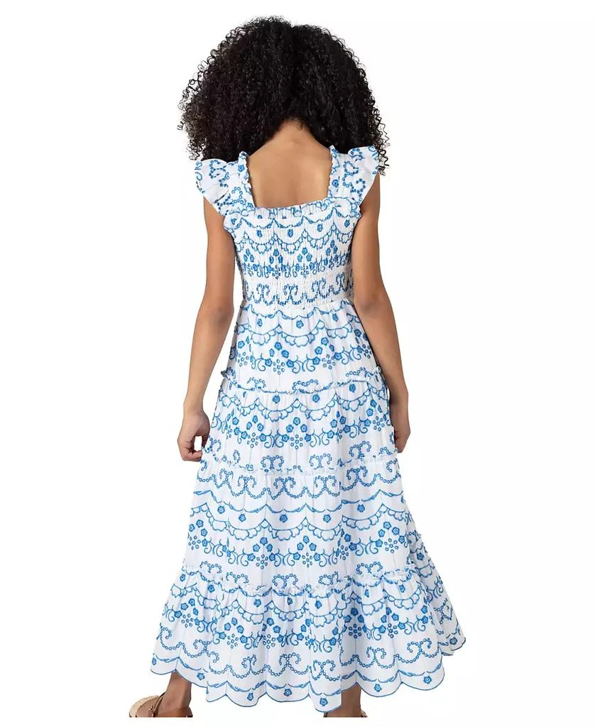 Rare Editions Big Girls Embroidered Eyelet Maxi Dress 3