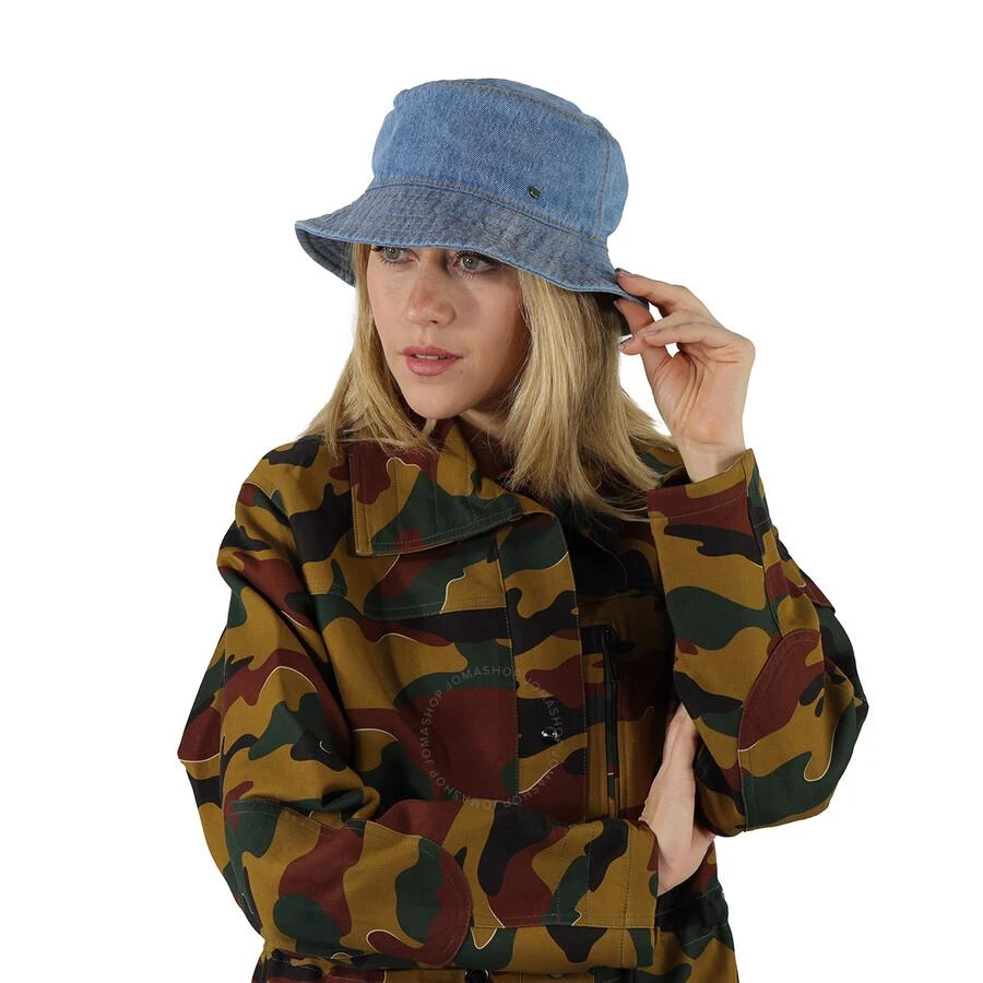 MAISON MICHEL Ladies Denim Blue Jason Bucket Hat 3