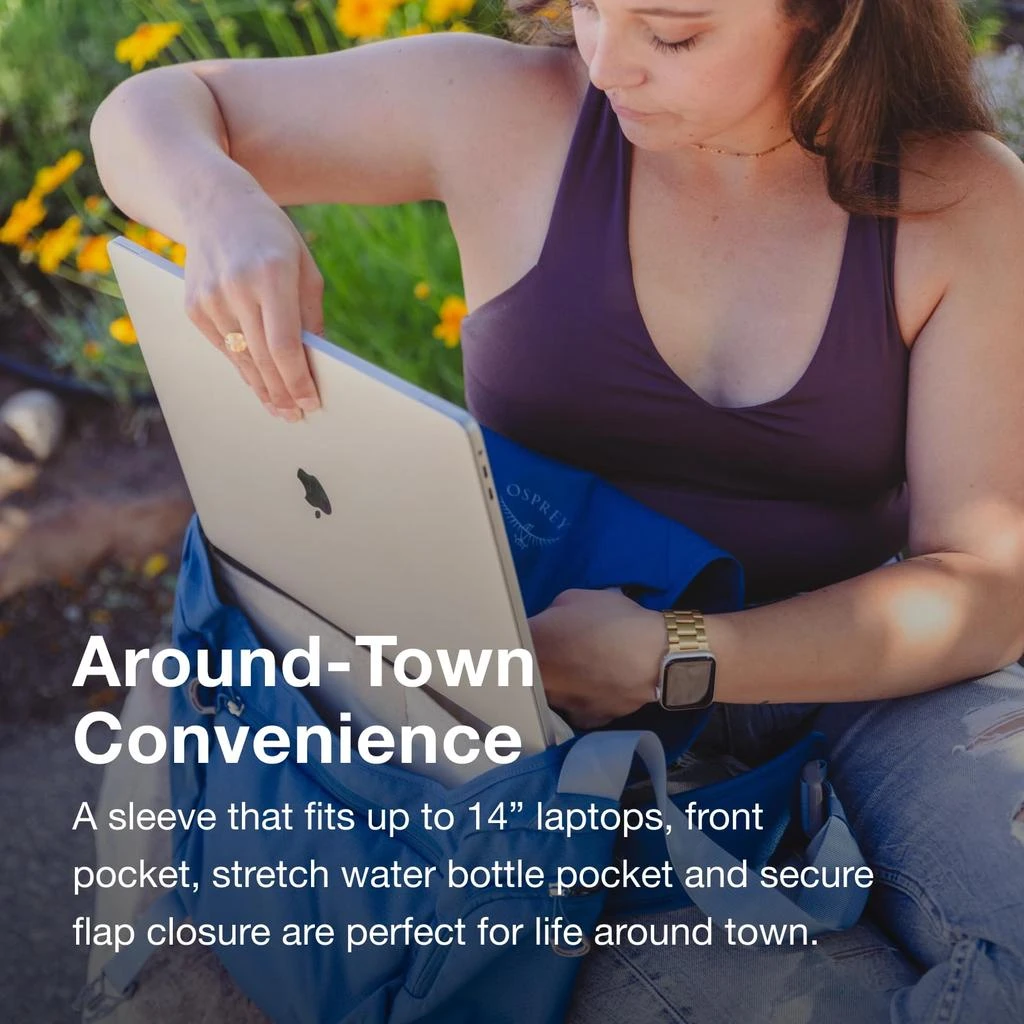 Osprey Osprey Daylite 12L Messenger Bag - Durable Crossbody Shoulder Bag with Laptop Sleeve and Bottle Pocket 4