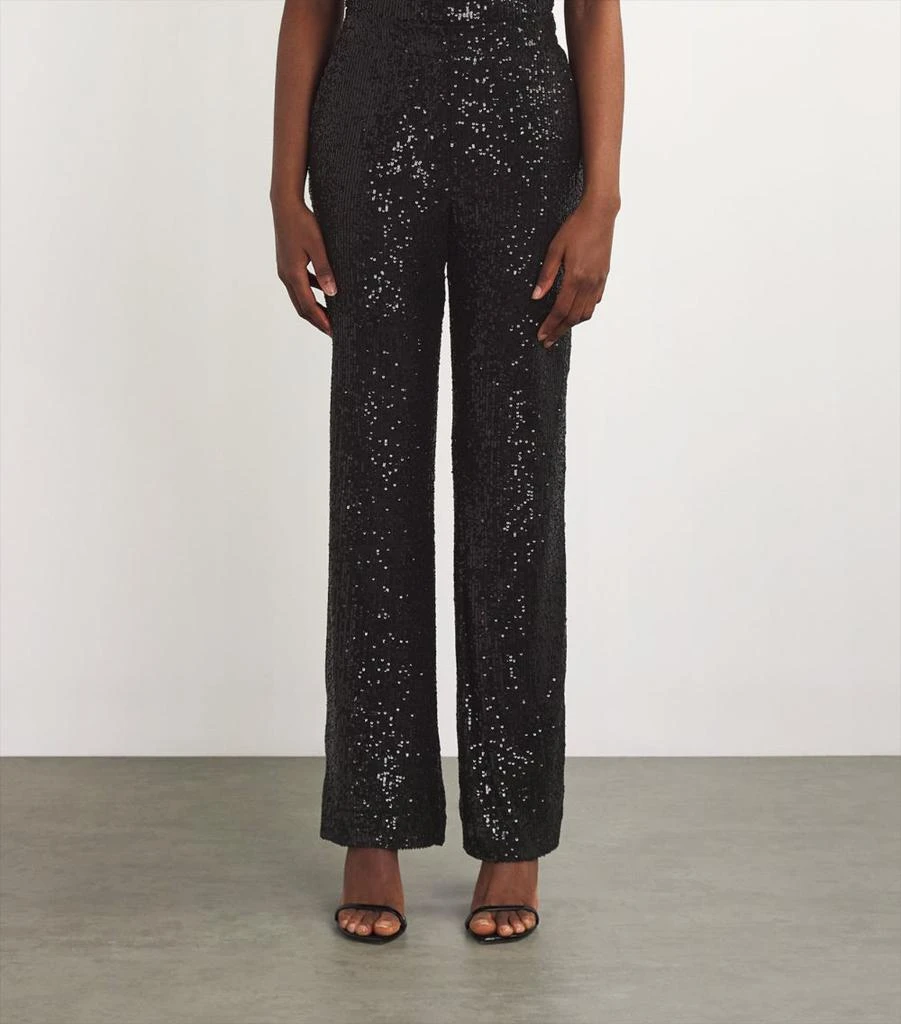 Claudie Pierlot Sequin-Embellished Straight Trousers 3