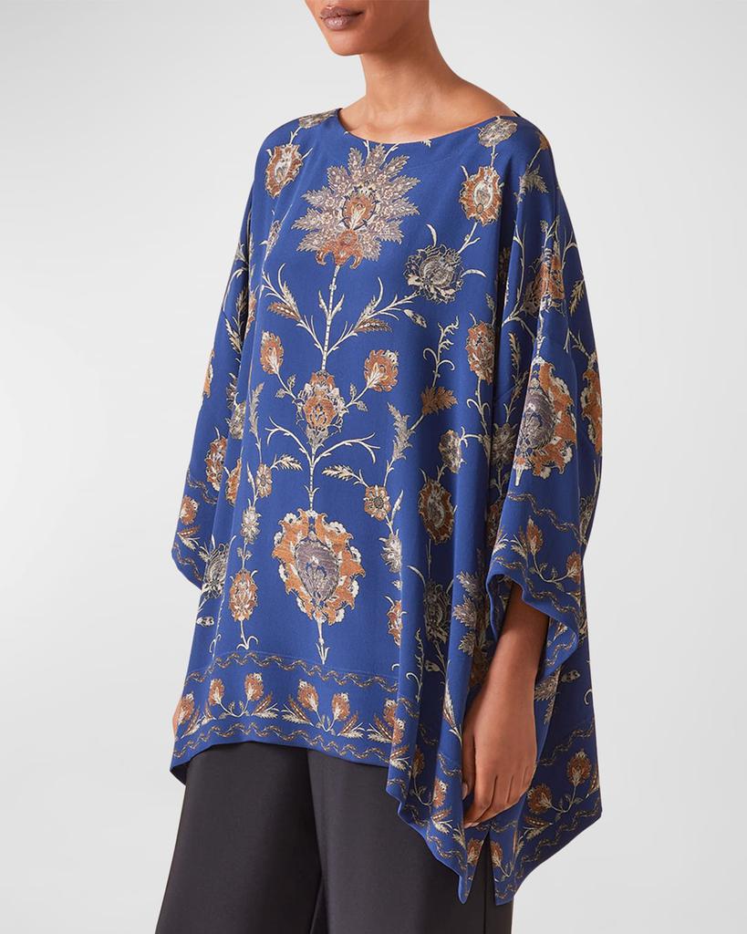 Eskandar Printed Tunic (Long Length)