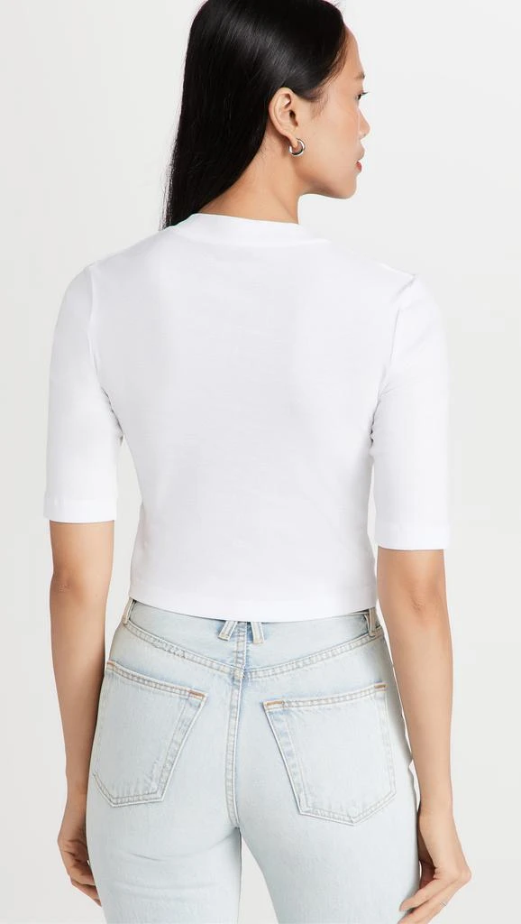 ROSETTA GETTY Cropped Sleeve T-Shirt 2