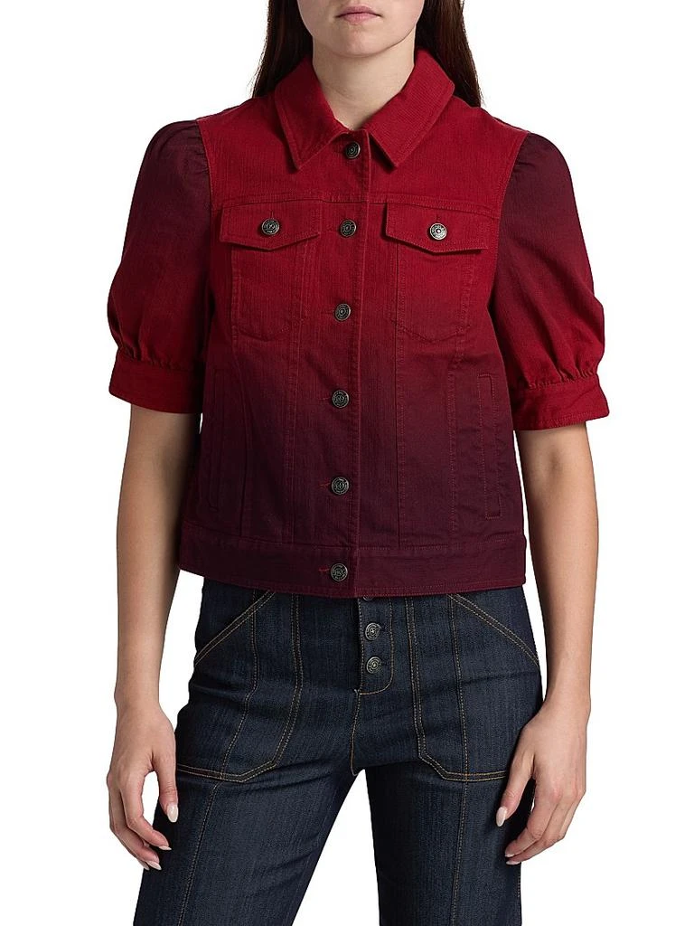 Cinq à Sept Hallie Degrade Denim Jacket 3