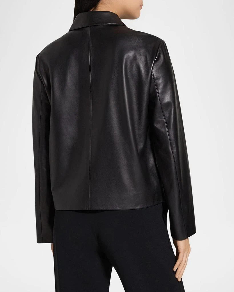 Theory Boxy Leather Jacket 3