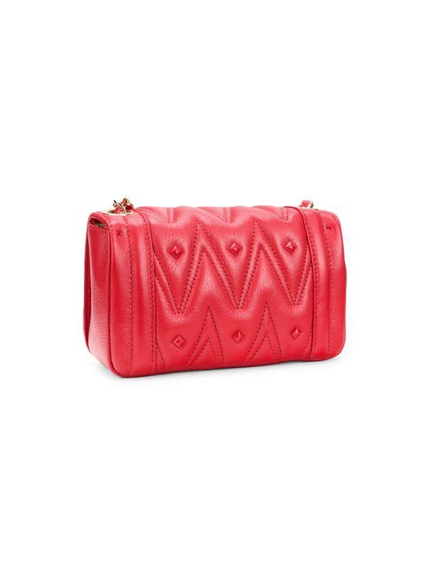 Mario Valentino Beatriz Studded Leather Crossbody Bag 4