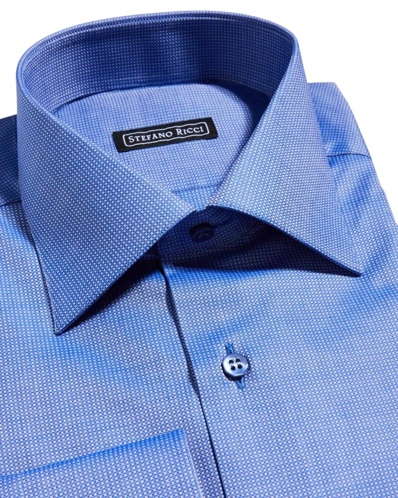 Stefano Ricci Men's Cotton Tic-Weave Dress Shirt 2