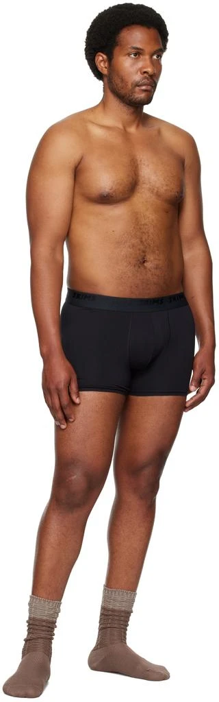 SKIMS Three-Pack Black SKIMS Stretch 3" Boxer Briefs 5