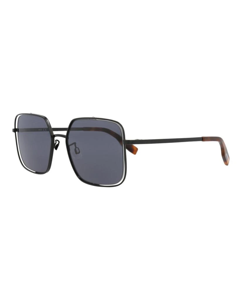 Alexander McQueen Square-Frame Metal Sunglasses 2