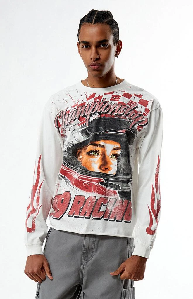 PacSun 99 Racing Cropped Long Sleeve T-Shirt 1
