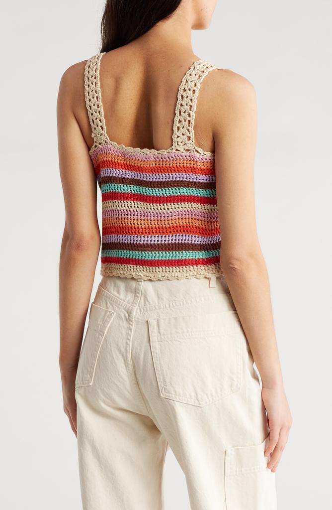 Cotton Emporium Crochet Crop Tank
