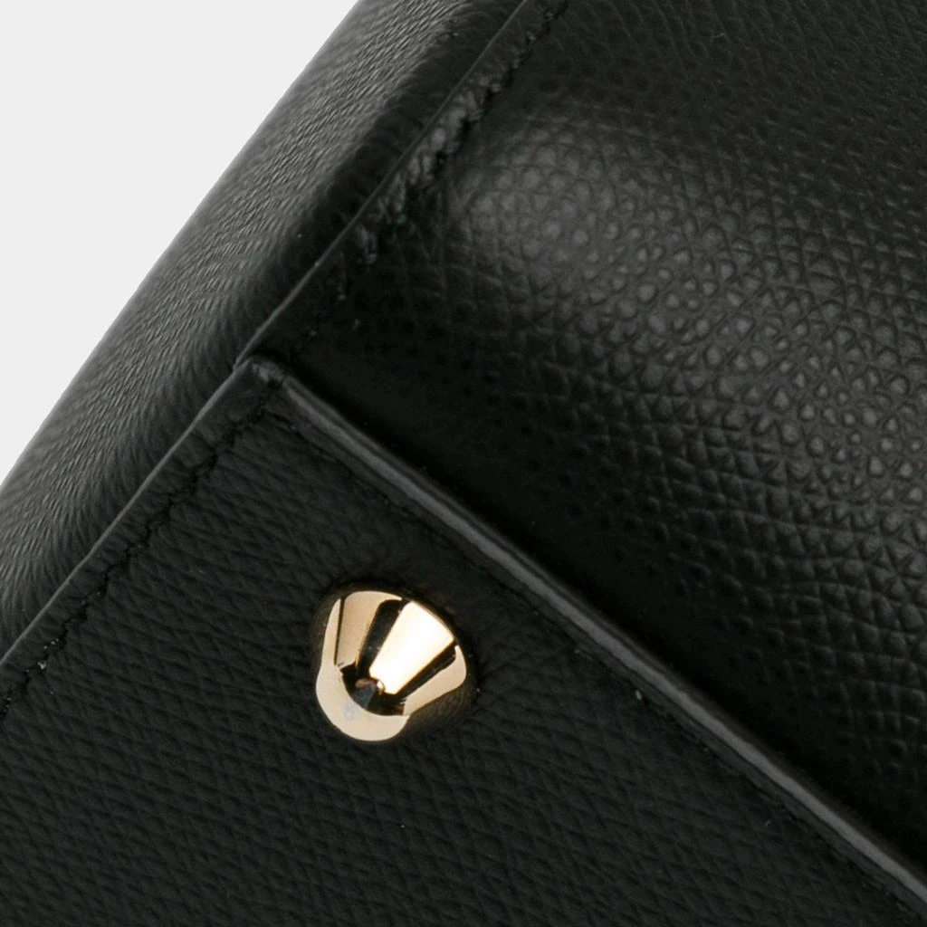Dior Dior Black Large Grained Calfskin Lady Dior 10