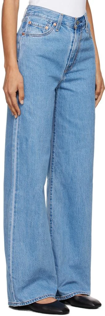 Levi's Blue Ribcage Wide Leg Jeans 2