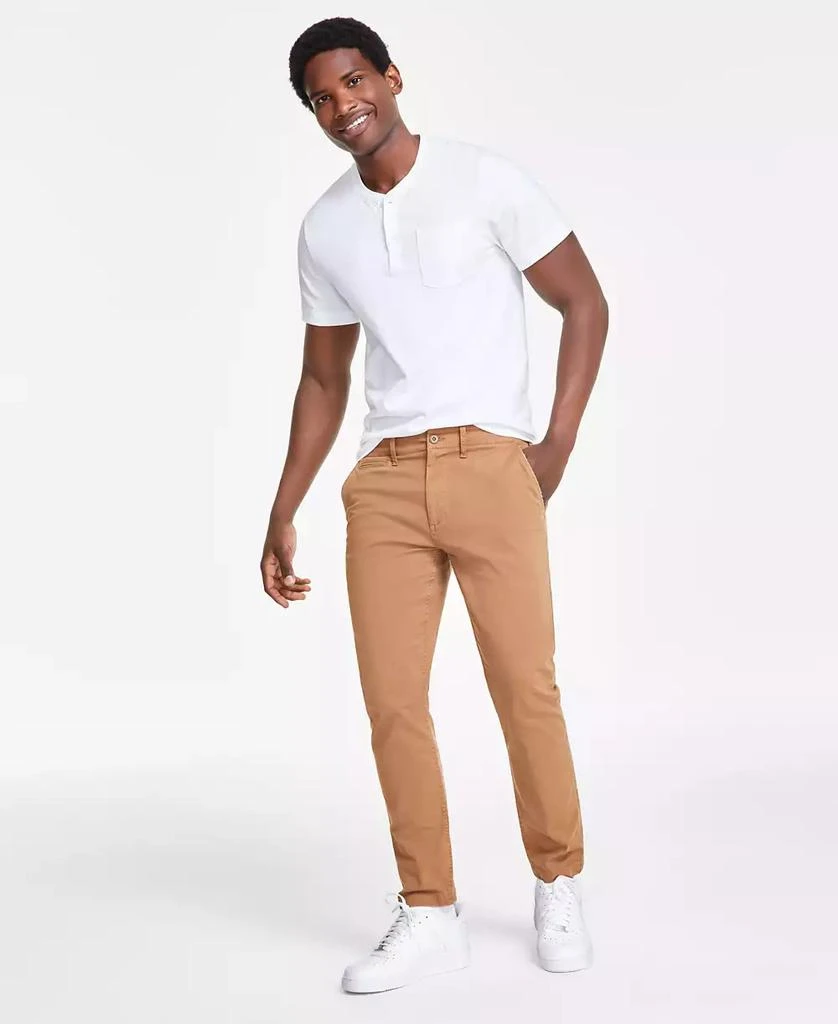 Sun + Stone Men's Men's Dewy Slim-Straight Chino Pants, Created for Macy's 1