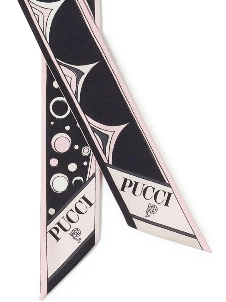 EMILIO PUCCI FOUNTAINS-PRINT SILK-TWILL SCARF 3