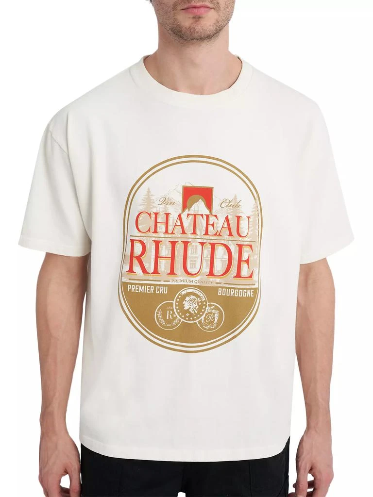 Rhude Premier Cru Logo Cotton T-Shirt 6