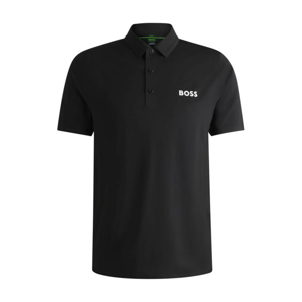 Hugo Boss x Matteo Berrettini slim-fit polo shirt with UV protection 1