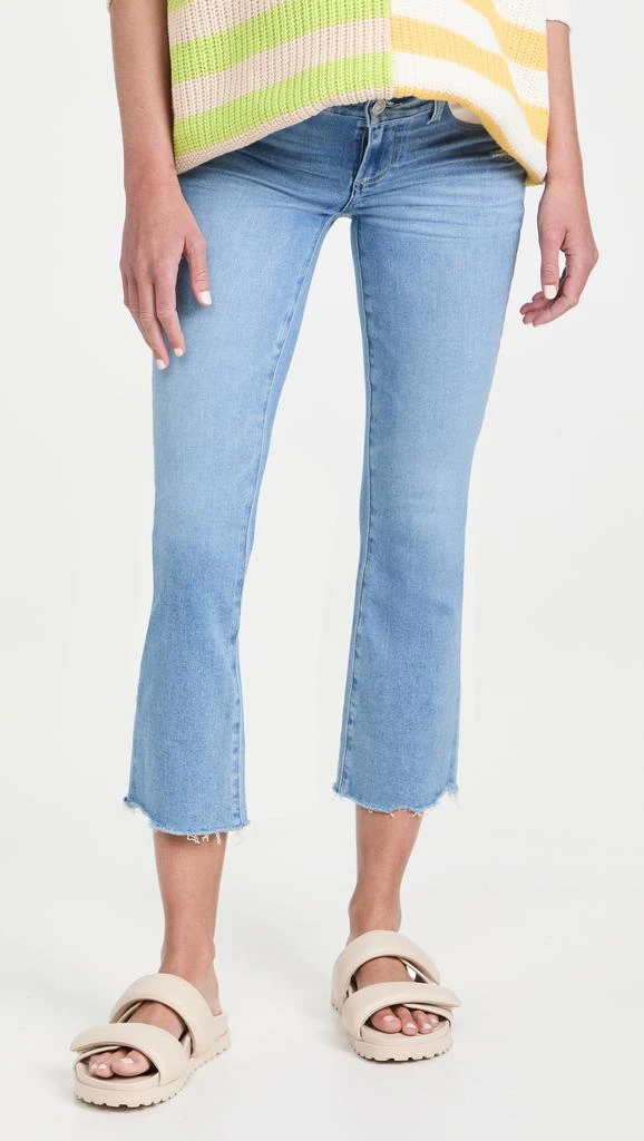 Paige Maternity Colette Crop Flare Jeans 1