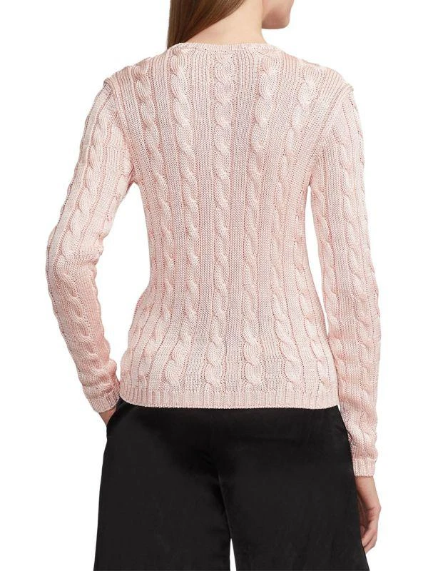 Ralph Lauren Silk Cable-Knit Sweater 2