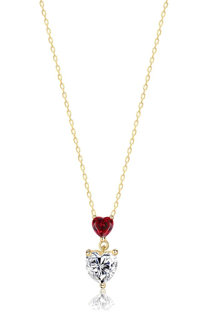Gabi Rielle Be Mine Crystal Heart Pendant Necklace 1