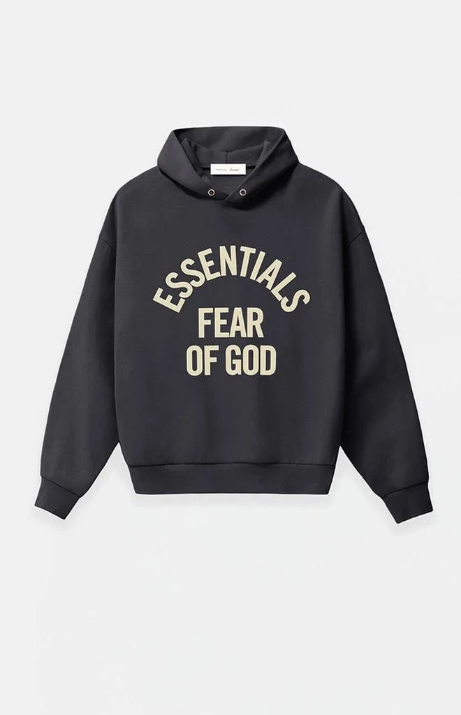 Essentials Faded Black Campus ’90s Hoodie