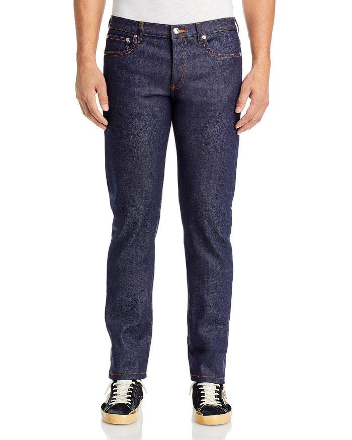 A.P.C. outlets Petit Standard Straight Slim Fit Jeans Indigo Stretch Size 30 Retail $250