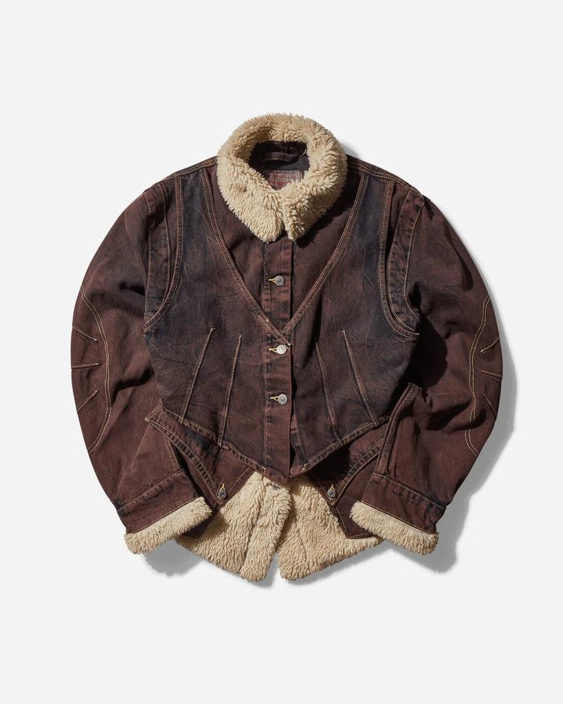 Kiko Kostadinov Women's Levi's Faun Dual Jacket Brown 1