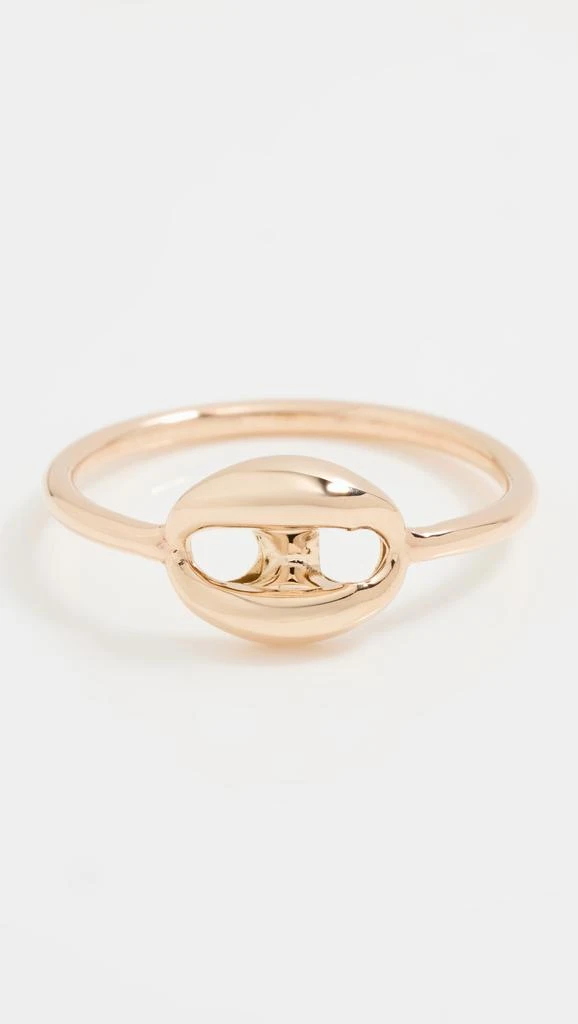 Zoe Chicco 14k Gold Single Large Puffed Mariner Link Ring 3