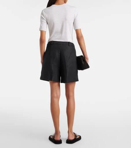 Faithfull Antibes high-rise linen shorts 3