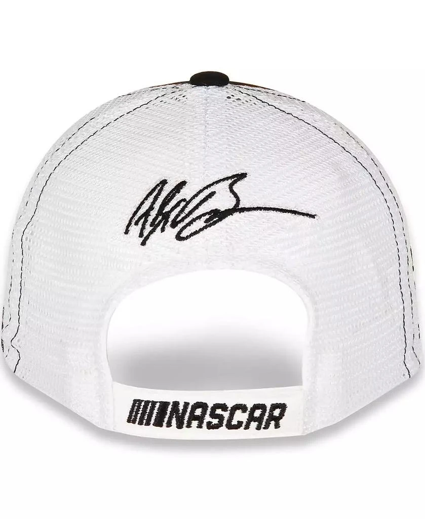 Fanatics Men's Hendrick Motorsports Team Collection Black, White Alex Bowman Ally Sponsor Adjustable Trucker Hat 5