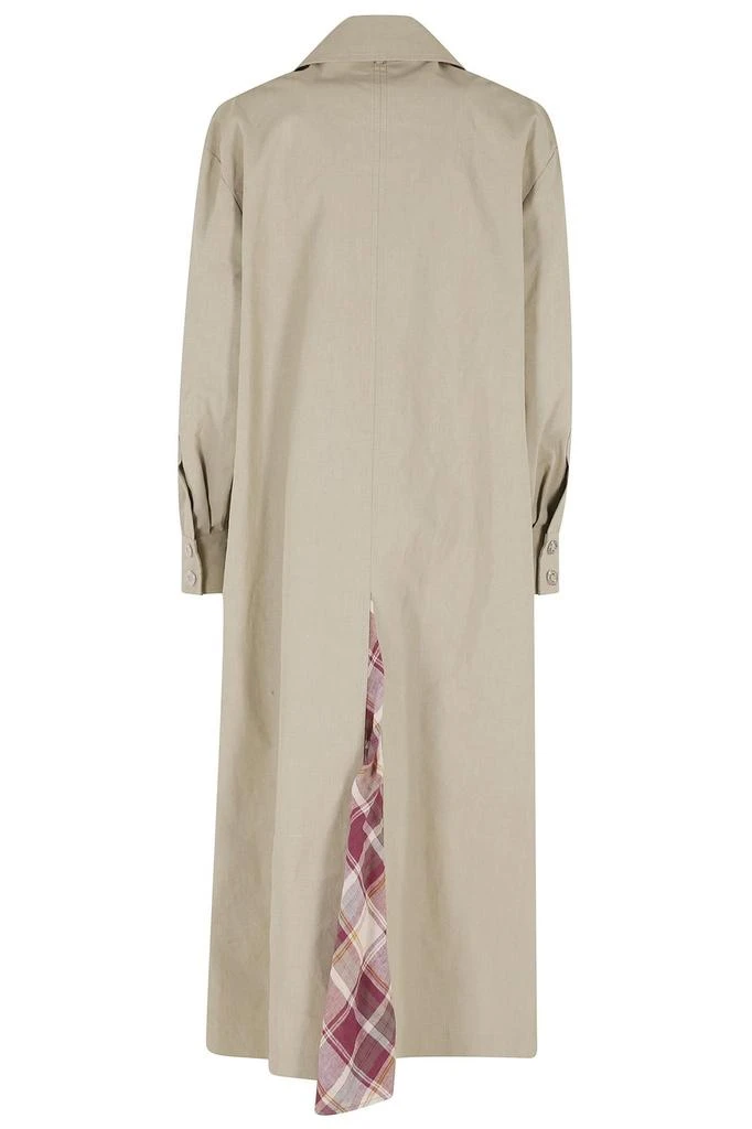 MARBELL MARBELL Victoria Check-Panel Trench Coat 2