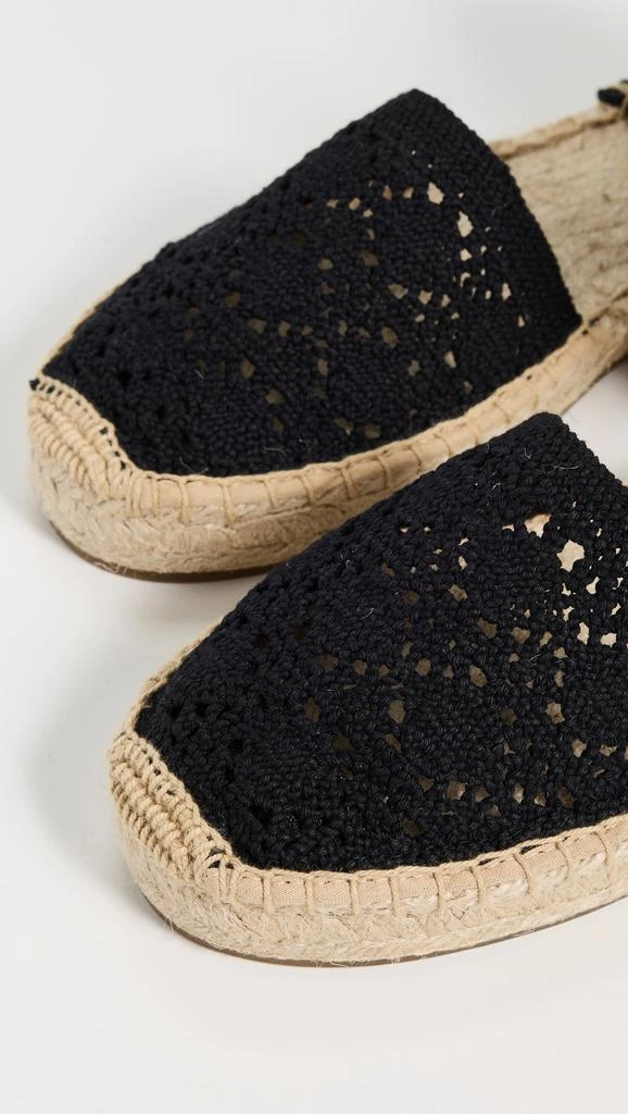 Soludos The Lauren Lace Up Crochet Espadrilles 5