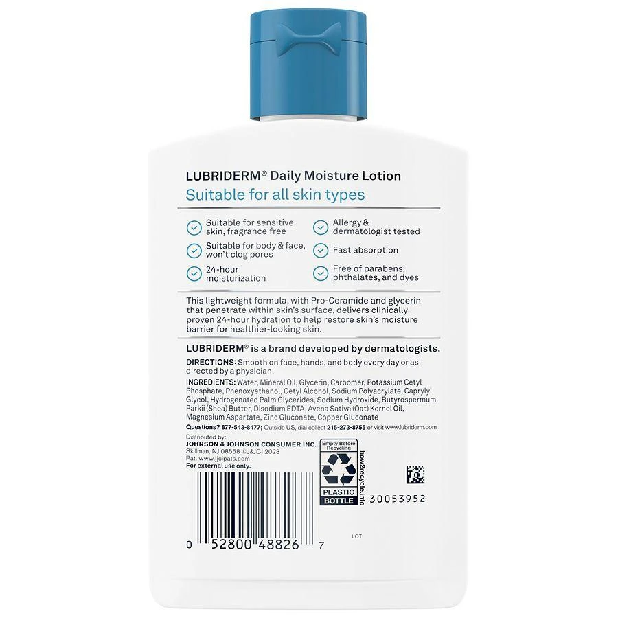 Lubriderm Fully Body Lotion + Pro-Ceramide Fragrance-Free 4