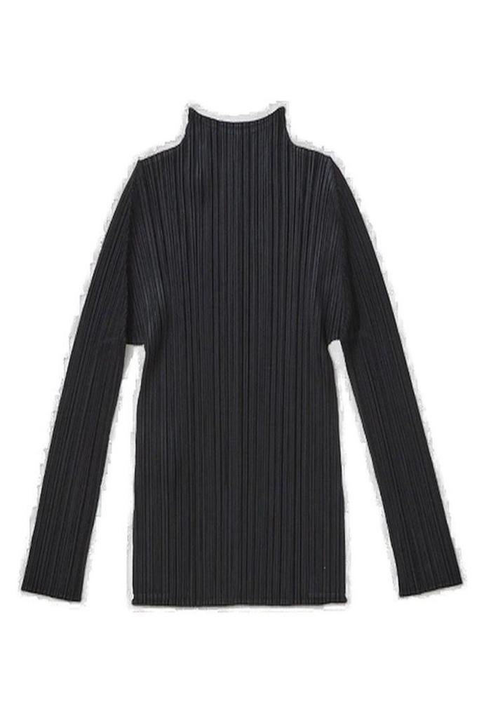 Pleats Please Pleats Please Issey Miyake Mock Neck Pleated Top