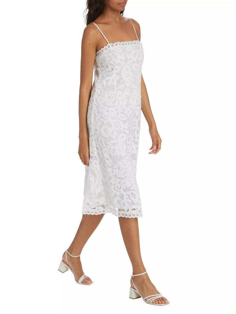 Sea Lovina Embroidered Cotton Midi-Dress 2