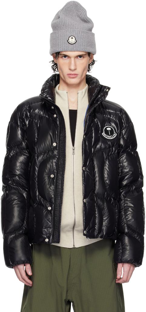 Moncler Moncler x Palm Angels Navy Austru Down Jacket - Coats