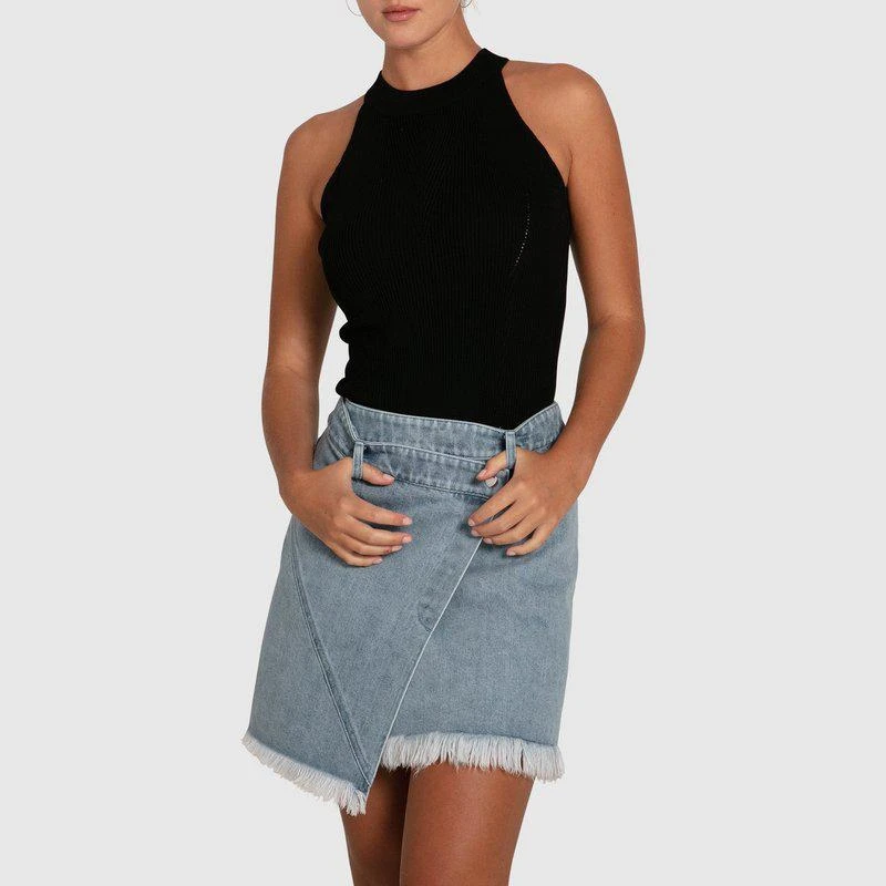 Belle & Bloom Dance With Me Denim Mini Skirt 2