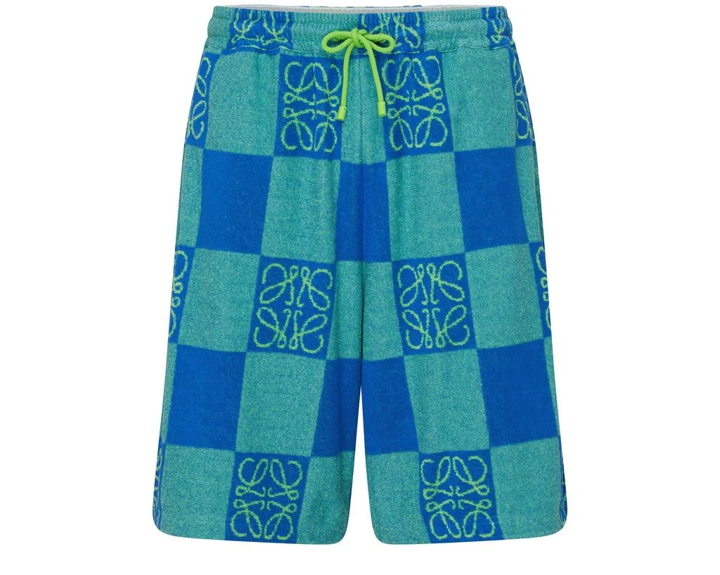 Loewe Anagram checkered shorts 2