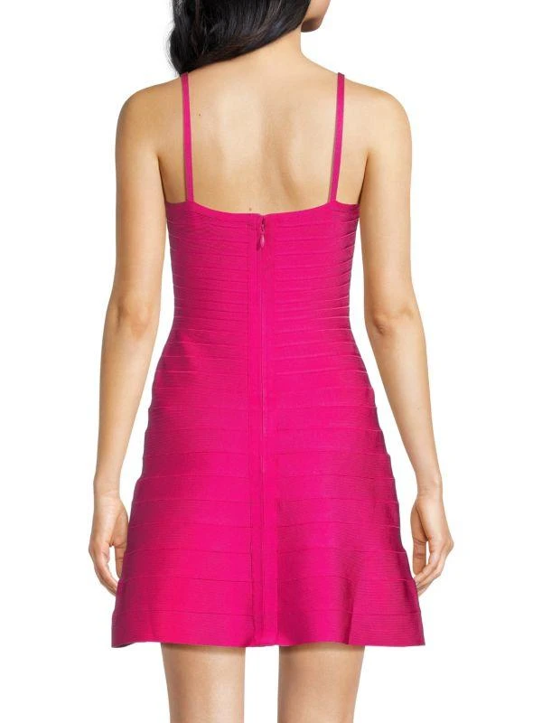 Herve Leger Milly Square Neck Minidress 2
