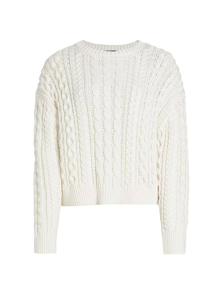 【YOURNUS】Riga Wool Cable Knit S.N.S. Herning Stark Wool Cable Knit Sweater Black at