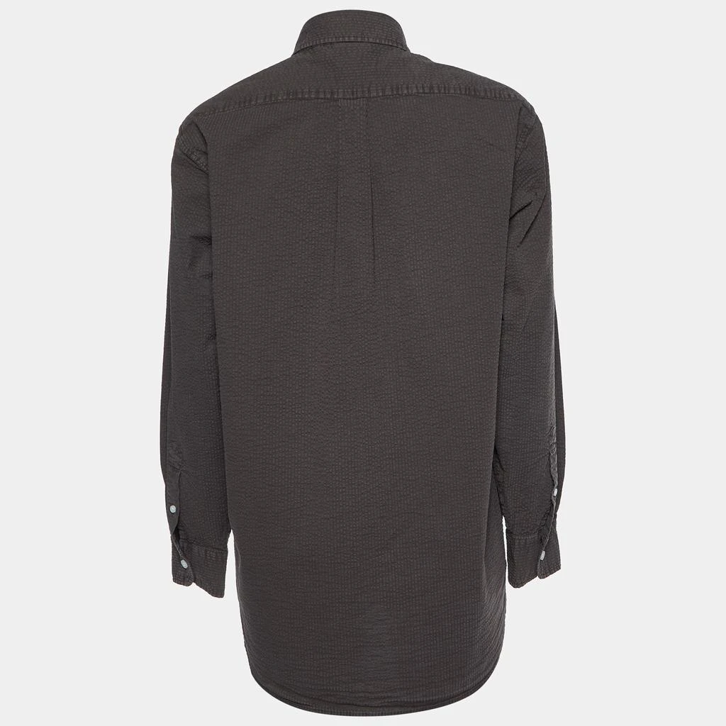 Kith Kith Brown Cotton Seersucker Ora Button Down Shirt XS 2