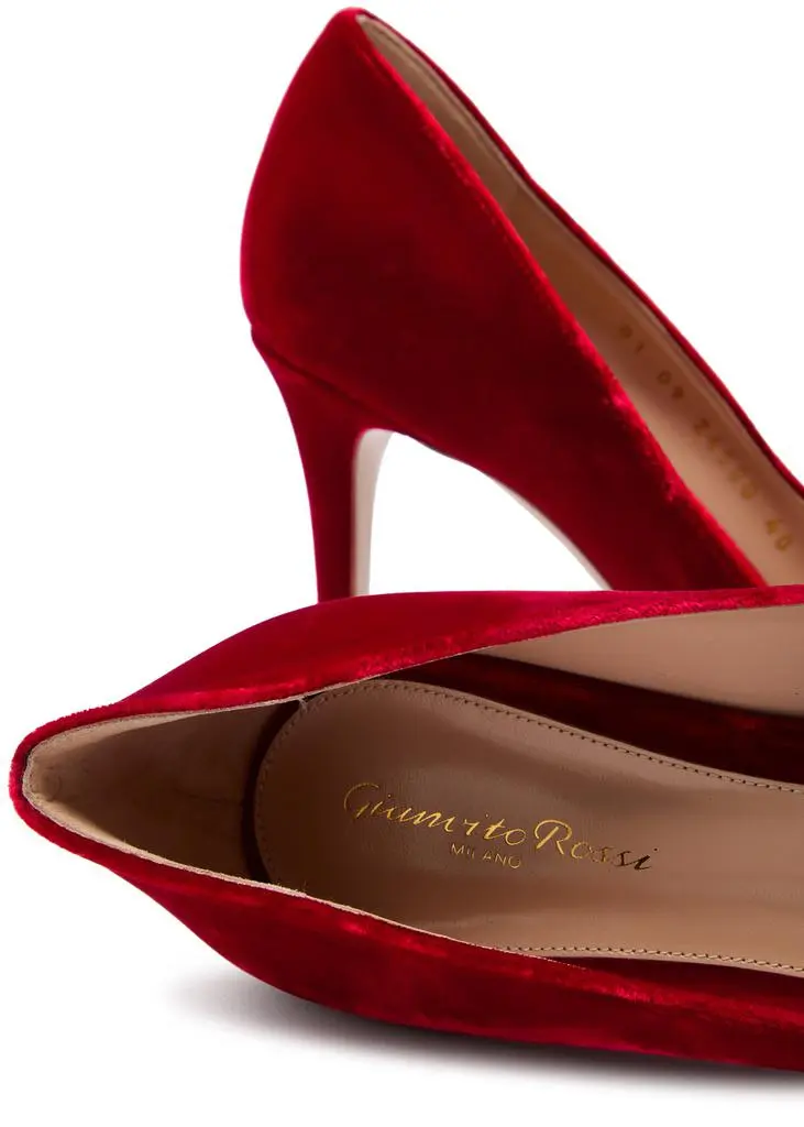 Gianvito Rossi Gianvito 85 velvet pumps 4